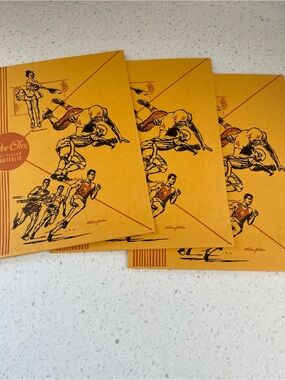 3 Vintage Pee-Chee All Season Sports portfolio MEAD Folders
